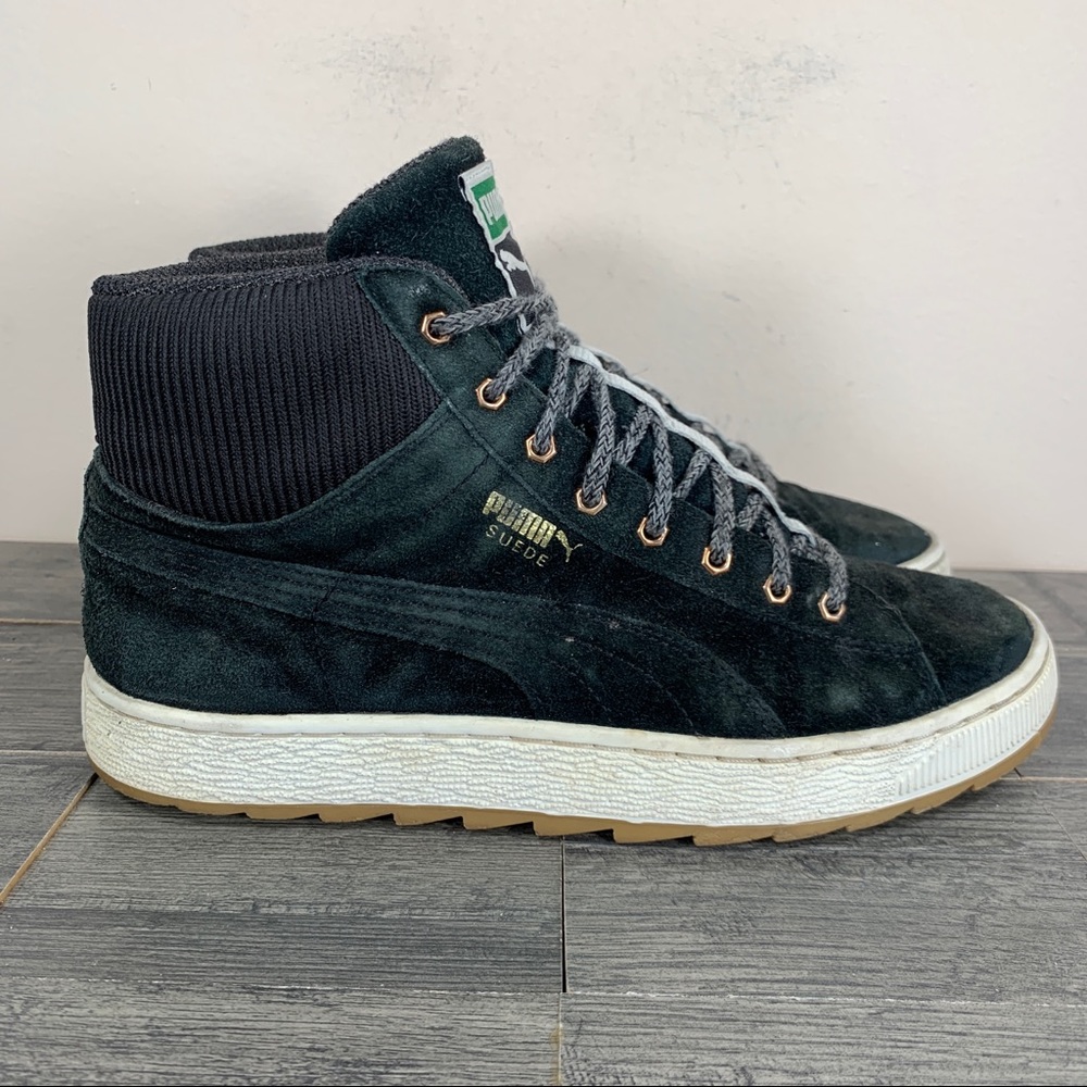Puma Suede Winterized Rugged High Top Sneakers
